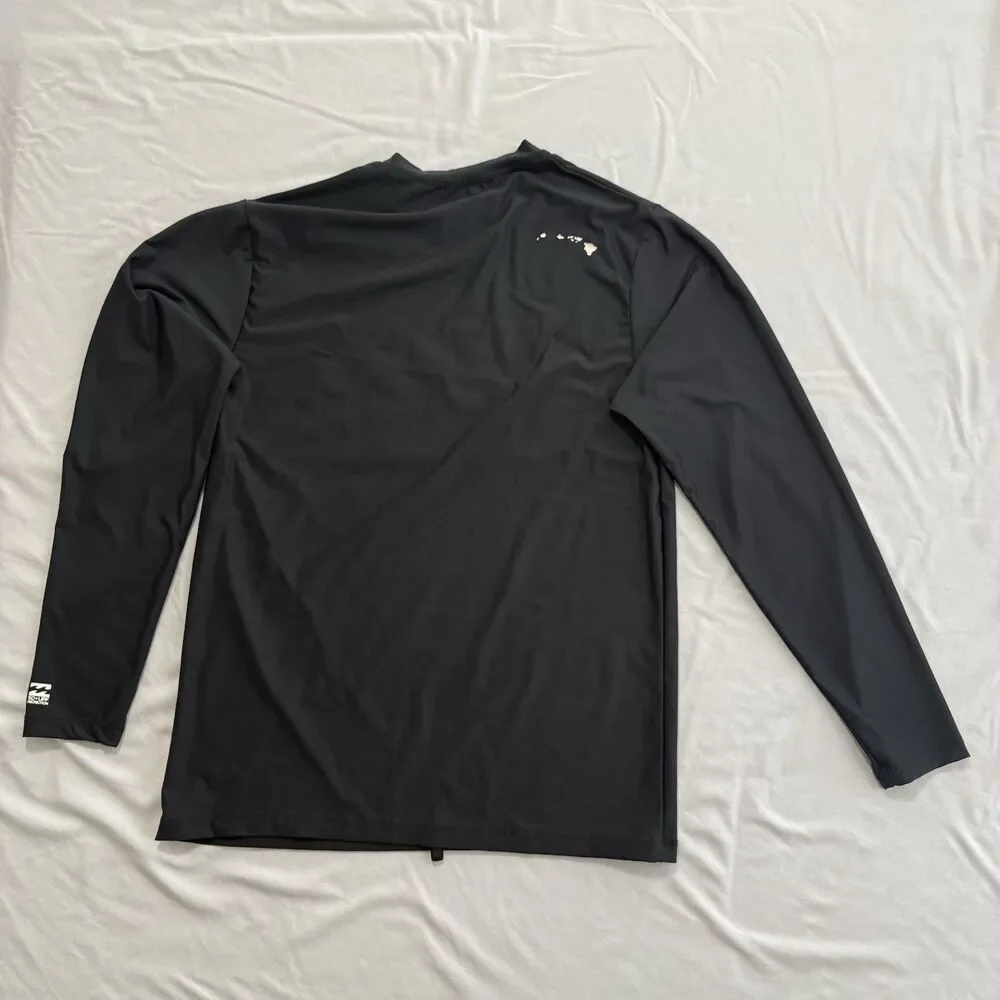Billabong Loose Fit Surf Shirt Men’s Large Long Sleeve Rash Guard Hawaii 50+UPF